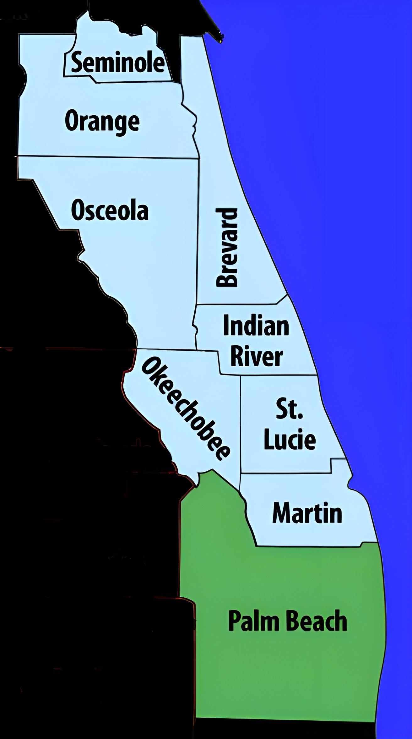 mapa da florida